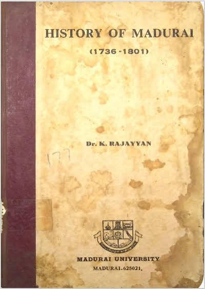 History Of Madurai (1736-1801) – JMC E-LIBRARY