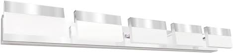 Home depot is recalling some of their vanity fixtures because they can detach and fall. Buy Floodoor Modern Led Bathroom Vanity Lights For Bathroom 3 Color Bathroom Wall Light Fixture Over Mirror 5 Lights Acrylic Stainless Steel Chrome Bath Wall Lighting Online In South Africa B0912bt9r7