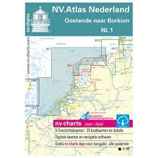 Nv Charts Nl 1 Nv Atlas Borkum To Oostende Paper And Download