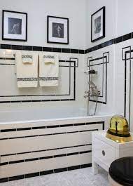 Art deco bathroom design ideas and pictures. Art Deco Bathroom French Bathroom Jessica Lagrange Interiors Art Deco Bathroom Art Deco Tiles Black White Bathrooms