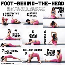 Yogawithjib On Leg Behind The Head Howtoyogawithjib This One Is For Those Who Dream Of Putting Their Fo Yoga Tutorial Yoga Postures Yoga For Beginners