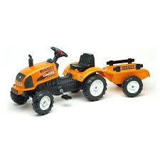 Tracteur Renault Avec Remorque Toy Car Riding Lawnmower Lawn Mower