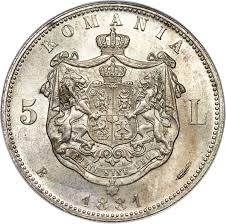 Convert from mdl to xpf and also convert in a reverse direction. 5 Lei Carol I Romania Numista