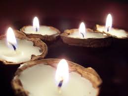 Walnut Shell Floating T Lights Walnut Shell Shell Candles T Lights