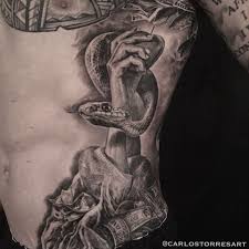 Colin kaepernick, san francisco 49ers quarterback, has attracted as much attention for his skills on the football field as he has for the very visible tattoos that mark his body, especially his throwing arm, which makes him a rarity in the nfl. Colin Kaepernick Gets New Ink Is The Root Of Evil Photos Jocks And Stiletto Jill