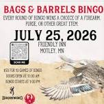 Bags & Barrels Bingo 2026 (Friendly Inn)