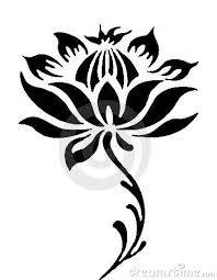 Lotus Flower Pattern Lotus Flower Drawing Flower Drawing Flower Stencil