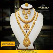 Panchakanya Jewellers Panchakanya Jewellers Instagram Photos And Videos Bridal Necklace Designs Bridal Gold Jewellery Gold Necklace Designs