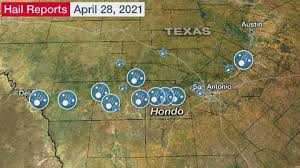 Thursday alone brought more than 100 reports of severe hail, including 12 reports of giant hail (at least 2 inches in diameter). Huge Texas Hailstone Measured Over 6 Inches In Diameter Committee To Decide If It S A State Record The Weather Channel Articles From The Weather Channel Weather Com