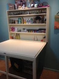 Diy Murphy Craft Desk Craft Table Diy Craft Room Office Craft Table