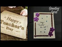Cards for teachers day card messages fake sweets. Diy Teachers Day Card Handmade Teachers Day Card Making Idea