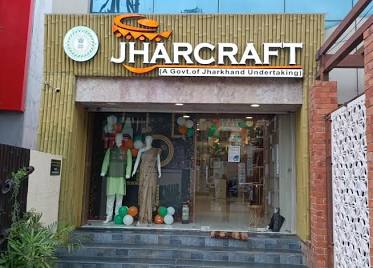Artisan craft haven at Jharcraft Showroom, AI generated