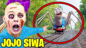 7 YouTubers Who Found THOMAS THE TRAIN.EXE in Real Life! (Jojo Siwa, Aphmau  & ItsFunneh)