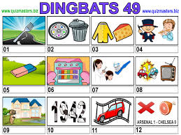 Dingbats word trivia game answers all levels. Dingbats
