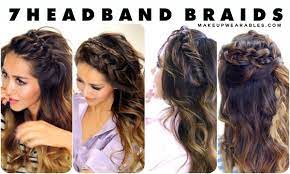 Seven Cutest Headband Braids To Try In 2015 Hair Tutorial Headband Braid Hairstyles Long Hair Styles Hair Tutorial
