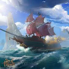 New tall tales combining the worlds of sea of thieves and disney's pirates of the caribbean new locations new enemies new tools captain jack sparrow more about what's on the horizon: I M Actually Really Looking Forward To Sea Of Thieves Love The Art Style And It Looks Like A Lot Of Fun Sea Of Thiev Sea Of Thieves Pirate Ship Art Pirate