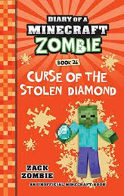 A zombie holding a diamond hoe and full gold armor. Curse Of The Stolen Diamond Diary Of A Minecraft Zombie 26 Zombie Zack Amazon Com Au Books