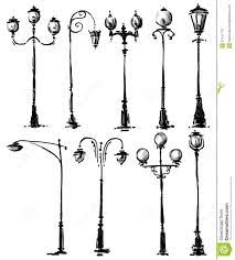 Lamp Post Collection Lamp Post Drawings Art