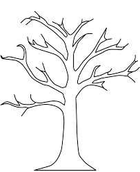Each printable highlights a word that starts. Fall Tree Coloring Pages Trees Out Leaves Sheets Plants Tree Coloring Page Leaf Coloring Page Tree Outline
