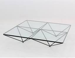 A clear glass top with no dots created a light and elegant look. Original Vintage Alanda Coffee Table By Paolo Piva For B B 1970s 105928