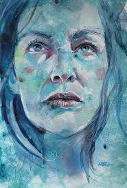 Blue Selfie by Kerry Egan