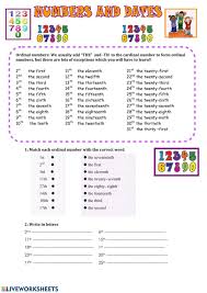 Ordinal Numbers Interactive And Downloadable Worksheet You Can Do The Exercises Online O In 2020 Ordinal Numbers Cvc Words Kindergarten Number Worksheets Kindergarten