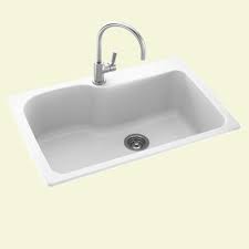 Cardell (1550) dakota (2) klearvue cabinetry (475) kitchen kompact cabinets (8) quality one (172) Swan Dual Mount 33 Solid Surface Single Bowl Kitchen Sink At Menards