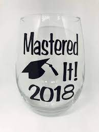 Find top graduation gift ideas from college essentials to personalized keepsakes and more. Mastered It 21oz Stemless Wine Glass Graduation Party Custom Gifts Masters Degree Congratulations Graduate Gift College Gift College Graduation Gifts Mba Graduation Party Congratulations Graduate