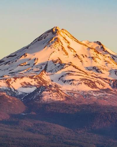 Mt. Shasta is incredible. It rises to over 14,000 feet but it's the vertical rise off the valley floor that makes it so unique. Standing alone, you can see it for miles