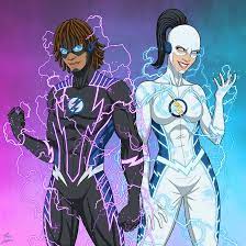Quantum And Rush Oc Commission By Https Www Deviantart Com Phil Cho On Deviantart Dc Comics Art Superhero Art Dc Comics Superheroes
