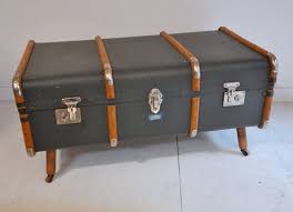 Vintage Bentwood Steamer Trunk Coffee Table Etsy Steamer Trunk Steamer Trunk Coffee Table Coffee Table Trunk