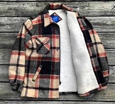 Northern Summit Vintage 80s Plaid Wool Sherpa Hunting Jacket Chore Coat Men S L 59 95 W Free Shippingshop Our Entire Vintage Ind Chore Coat Men Fashion Plaid