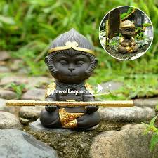 For more remarkable concept such as this visit us at cool fish tank decorations now. Monkey Antique Asian Buddha Aquarium Decoration Fish Tank Aquatic Decor Ornament Ebay