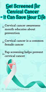 It was only in 2003 when the campaign for cervical cancer awareness and prevention was strengthened. Cervical Cancer Awareness Month It Is Preventable