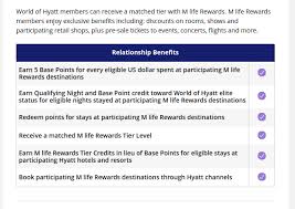 Guide Maximize World Of Hyatt M Life Partnership