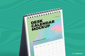 Desk Calendar Mockup Free Psd Download Zippypixels Desk Calendar Mockup Desk Calendars Stationery Mockup