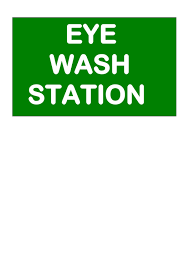 Scopri ricette, idee per la casa, consigli di stile e altre idee da provare. Eye Wash Station Sign Template Printable Pdf Download