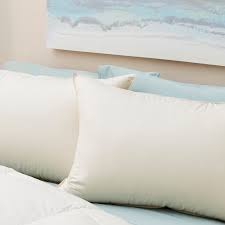 If you like cotton filled bed pillows, then this will fit your needs very well. 1221 Bedding Lanadown Wool And Down Filled Organic Cotton Pillow On Sale Overstock 18544482