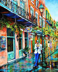 New Orleans Jazz Art New Orleans Street Music Impressionist Etsy French Quarter Art New Orleans Art Louisiana Art