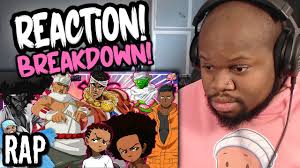 Black Anime Character Rap Cypher Reaction