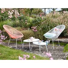 A vous les bonnes grillades confortablement installé! Fauteuil En Fil De Resine Rose Poudre Et Metal Blanc Maisons Du Monde Fauteuil Jardin Fauteuil Maison Du Monde Maison Du Monde