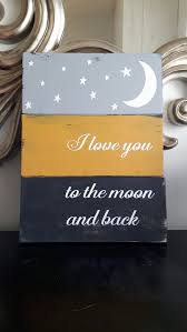 I Love You To The Moon And Back Wood Sign Valentines Sign Wood Signs Rustic Wall Art