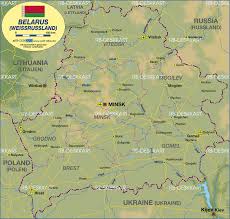 Europa wasserwege, flüsse und kanäle. Karte Von Weissrussland Belarus Land Staat Welt Atlas De
