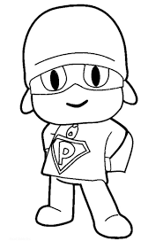 Find thousands of coloring pages in the coloring library. Super Pocoyo Coloring Pages Coloring And Drawing