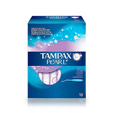 Tampax Pearl Stamp With Applicator Plastic X 18 Light