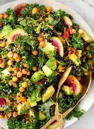 Kale Salad With Carrot Ginger Dressing Recipe Love And Lemons Recipe Massaged Kale Salad Kale Salad Recipes Salad Recipes