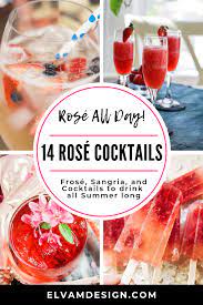 Rose All Day 14 Summer Sips With Rose Wine Spritzer Recipes Rose Wine Spritzer Rose Wine Cocktail