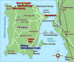 This map was created by a user. Maps Of Pulau Penang And Georgetown Showing Places Of Interest For Tourism
