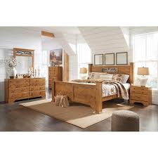 Bittersweet light brown king poster bed lexington overstock warehouse. Bedroom Sets Bittersweet B219 7 Pc King Poster Bedroom Set At Furniture Solutions