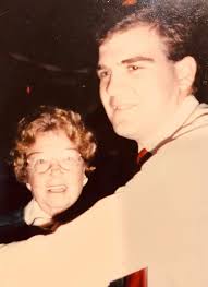 My grandmother and me in 1987 at my college graduation party. I could  always make her laugh.